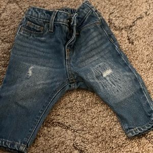 3-6 months old navy baby jeans wore 2 times